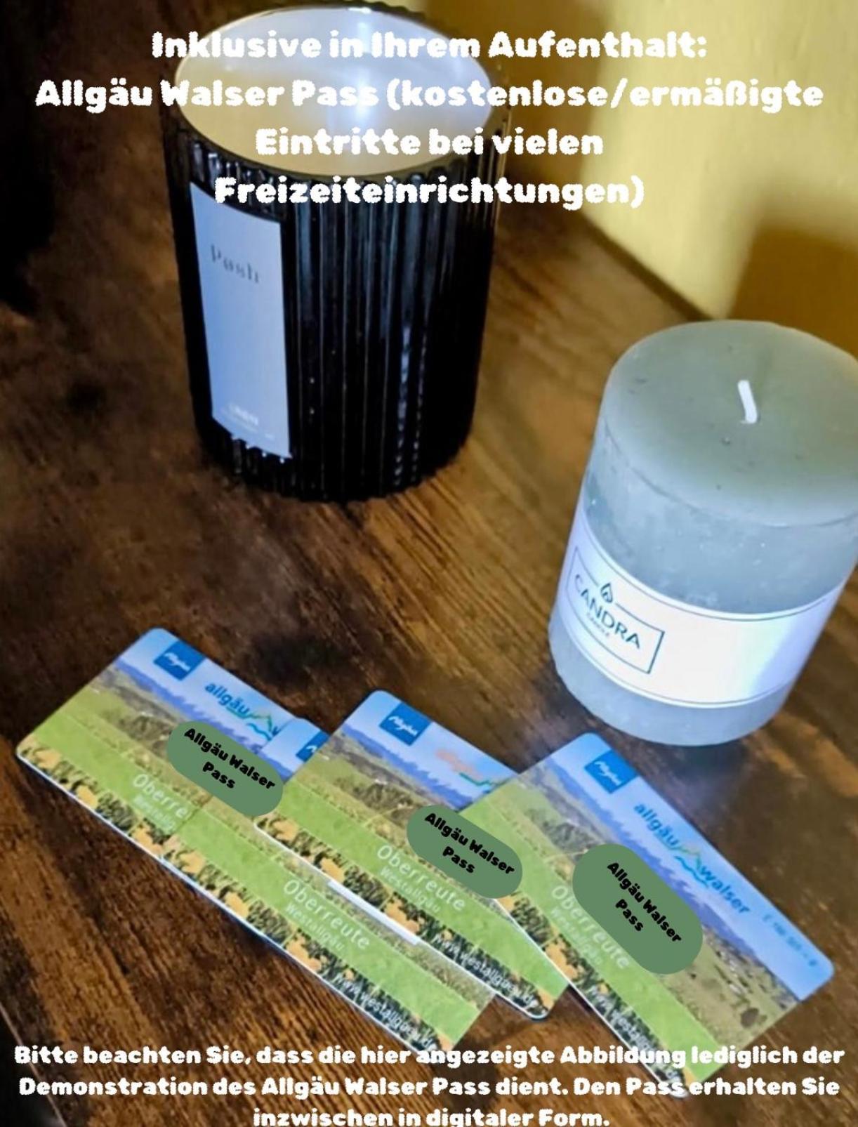 Lindners Hideaways - Bergnest Lodge - Bergblick Fewo 6 Pers Balkon Garten Hund Ski Unterkunft Luftkurort Oberreute Naehe Buchenegger Wasserfaelle Eistobel Bodensee Eksteriør billede